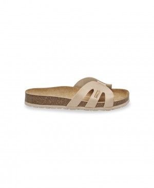Les Tropeziennes ZAMITA Mules anatomici Creme | 839-DKAOFW