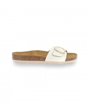 Les Tropeziennes ZULLOX Mules anatomici Creme | 674-LKUIHJ